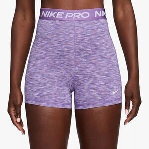 Nike Pro Dri Fit Purple Bike Shorts Size Medium